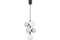 LAMPADA A SOSPENSIONE MODERNA NERA SAONA W7