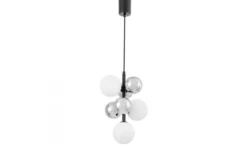LAMPADA A SOSPENSIONE MODERNA NERA SAONA W7