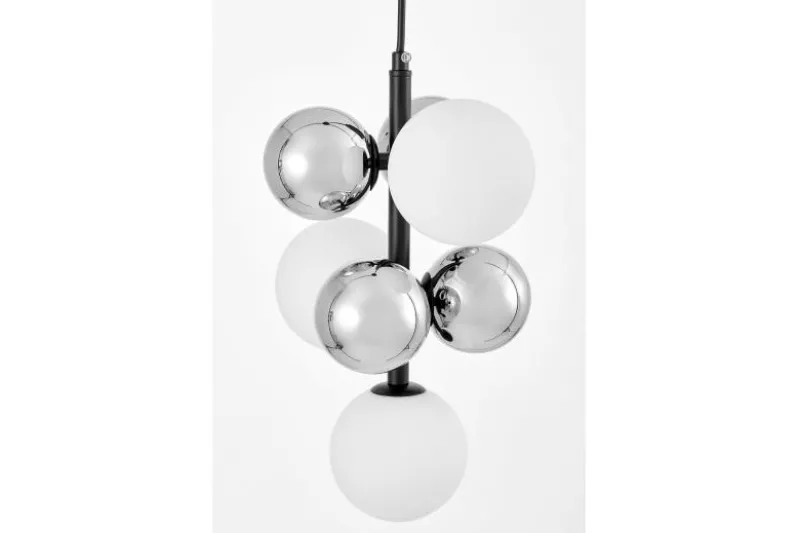 LAMPADA A SOSPENSIONE MODERNA NERA SAONA W7