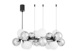 LAMPADA A SOSPENSIONE MODERNA NERA SAONA W24