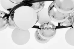 LAMPADA A SOSPENSIONE MODERNA NERA SAONA W24