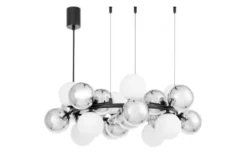 LAMPADA A SOSPENSIONE MODERNA NERA SAONA W24