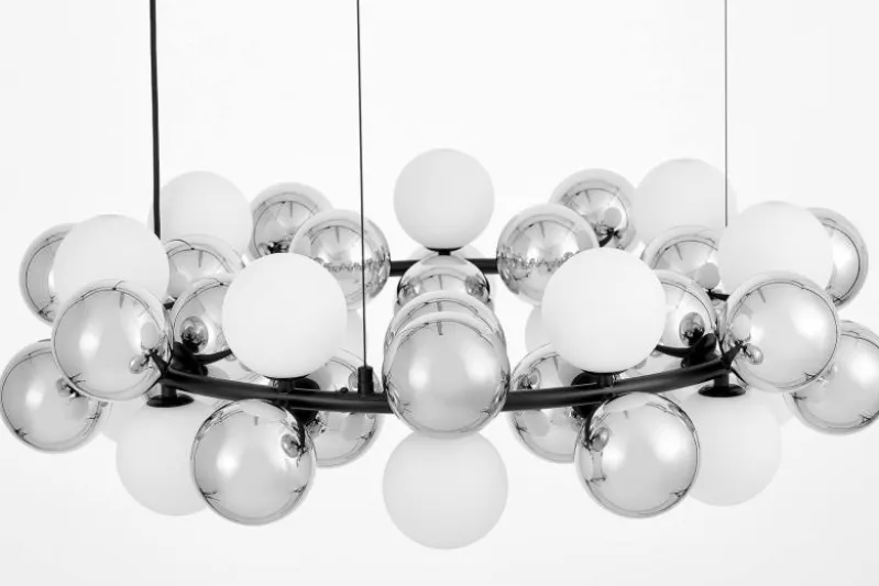 LAMPADA A SOSPENSIONE MODERNA NERA SAONA W42