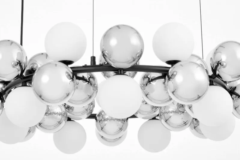 LAMPADA A SOSPENSIONE MODERNA NERA SAONA W42
