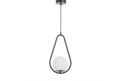 LAMPADA A SOSPENSIONE MODERNA NERA VERO 1C