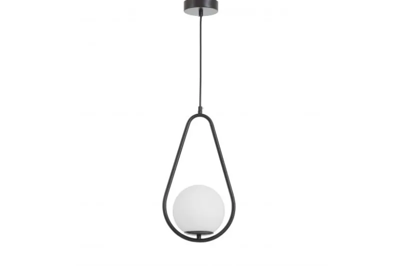 LAMPADA A SOSPENSIONE MODERNA NERA VERO 1C