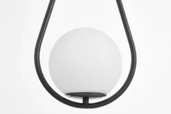LAMPADA A SOSPENSIONE MODERNA NERA VERO 1C
