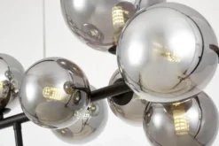 LAMPADA A SOSPENSIONE MODERNA NERO-FUME' MERIDO W9