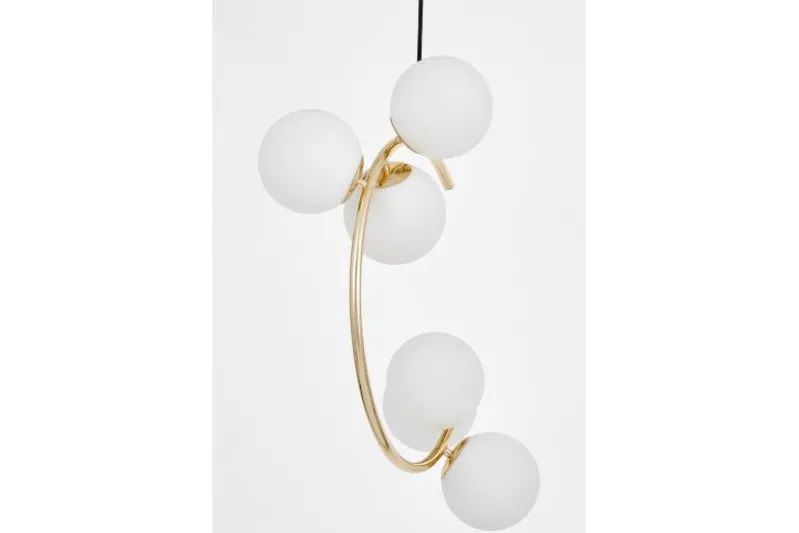 LAMPADA A SOSPENSIONE MODERNA ORO BONIO W6
