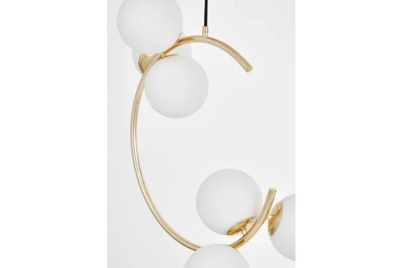 LAMPADA A SOSPENSIONE MODERNA ORO BONIO W6