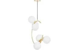 LAMPADA A SOSPENSIONE MODERNA ORO BONIO W6