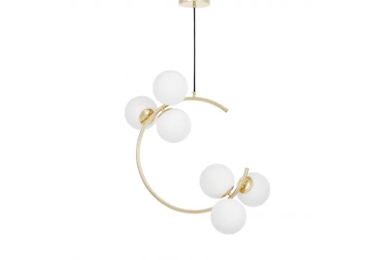 LAMPADA A SOSPENSIONE MODERNA ORO BONIO W6