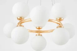 LAMPADA A SOSPENSIONE MODERNA ORO CALDO MARSIADA W9