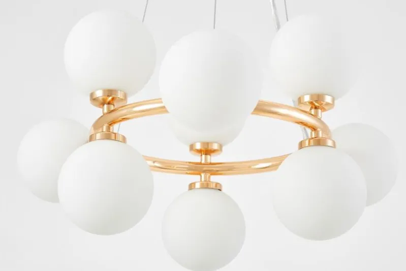 LAMPADA A SOSPENSIONE MODERNA ORO CALDO MARSIADA W9