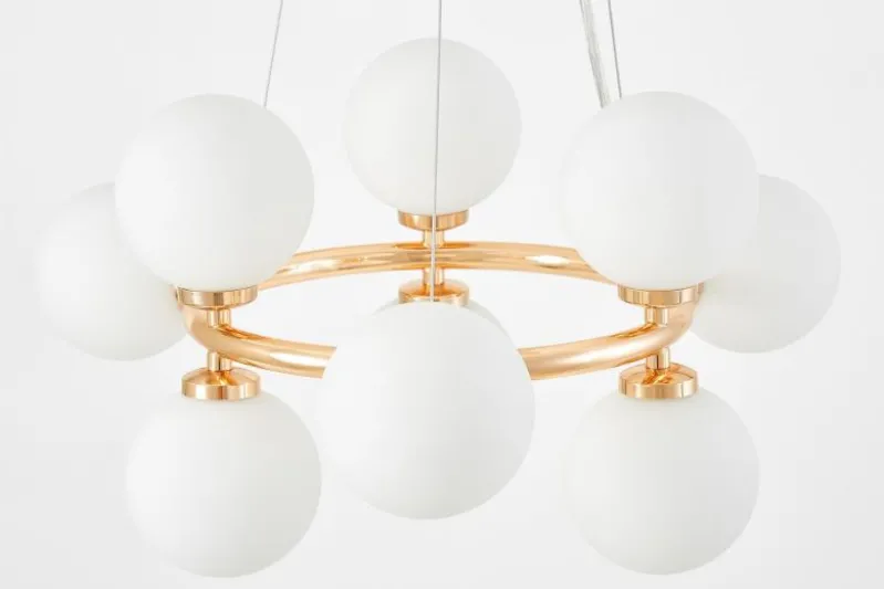 LAMPADA A SOSPENSIONE MODERNA ORO CALDO MARSIADA W9