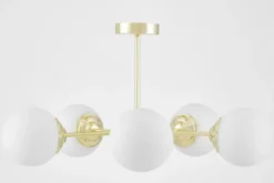 LAMPADA A SOSPENSIONE MODERNA ORO FINO RING W5