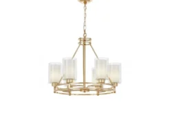 LAMPADA A SOSPENSIONE MODERNA ORO MARIETTA W6