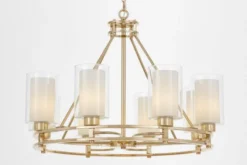LAMPADA A SOSPENSIONE MODERNA ORO MARIETTA W8