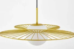 LAMPADA A SOSPENSIONE MODERNA ORO SOLARIS