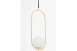 LAMPADA A SOSPENSIONE MODERNA ORO VERO 1B