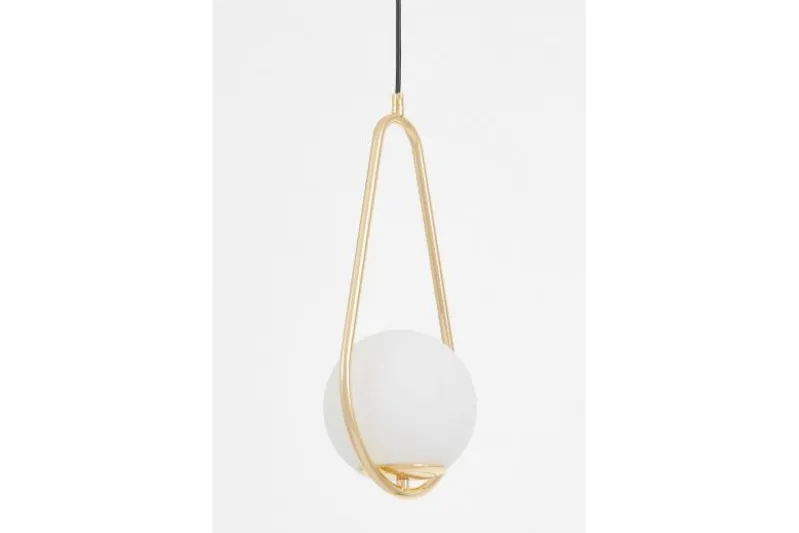 LAMPADA A SOSPENSIONE MODERNA ORO VERO 1C