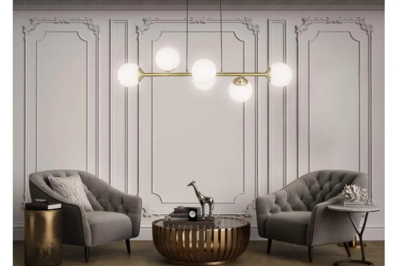 LAMPADA A SOSPENSIONE MODERNA OTTONE FINO W6