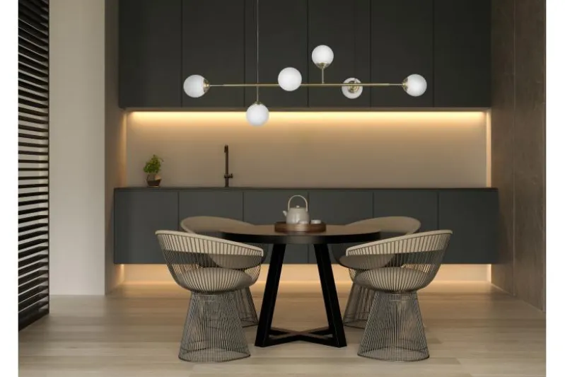 LAMPADA A SOSPENSIONE MODERNA OTTONE FINO W6