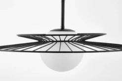 LAMPADA A SOSPENSIONE MODERNA SOLARIS NERA
