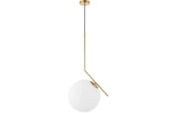 LAMPADA A SOSPENSIONE MODERNA SORENTO D25 IN OTTONE
