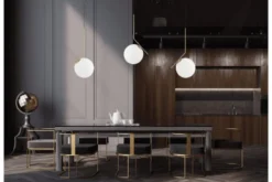 LAMPADA A SOSPENSIONE MODERNA SORENTO D25 IN OTTONE
