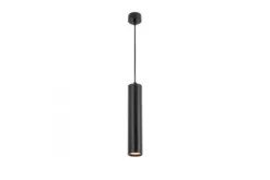 LAMPADA A SOSPENSIONE MODERNA TUBO NERO LINEO W1