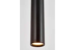 LAMPADA A SOSPENSIONE MODERNA TUBO NERO LINEO W1