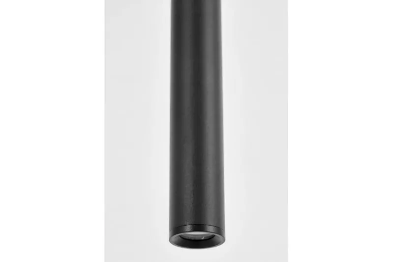 LAMPADA A SOSPENSIONE MODERNA TUBO NERO SLIM W1