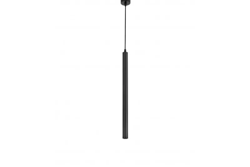 LAMPADA A SOSPENSIONE MODERNA TUBO NERO SLIM W1