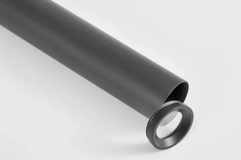 LAMPADA A SOSPENSIONE MODERNA TUBO NERO SLIM W1