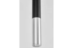 LAMPADA A SOSPENSIONE MODERNA TUBO SOTTILE NERO E CROMATO W1