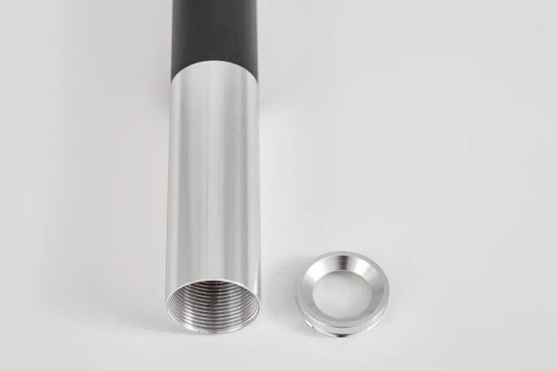 LAMPADA A SOSPENSIONE MODERNA TUBO SOTTILE NERO E CROMATO W1
