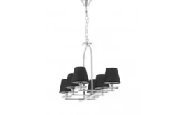 LAMPADA A SOSPENSIONE NERA E CROMATA LIMERA W6