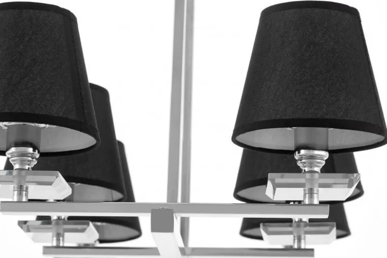 LAMPADA A SOSPENSIONE NERA E CROMATA LIMERA W6