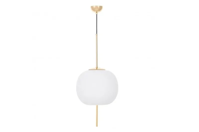 Lampada a sospensione sfera e asta dorata ALPINA D33