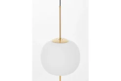 Lampada a sospensione sfera e asta dorata ALPINA D33