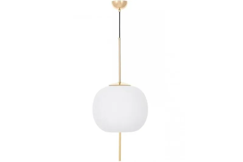 Lampada a sospensione sfera e asta dorata ALPINA D33