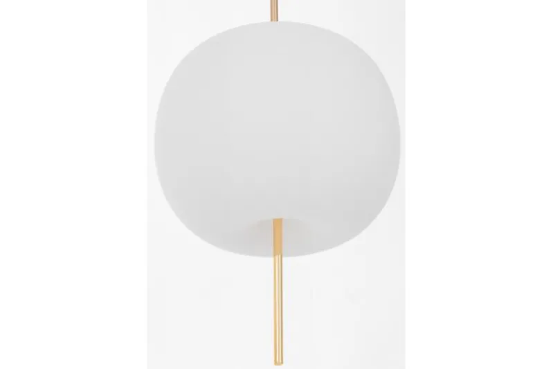 Lampada a sospensione sfera e asta dorata ALPINA D33
