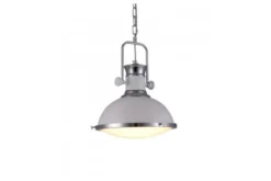 Lampada a sospensione stile industriale vintage BATORE W1 Bianco