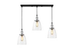 LAMPADA A SOSPENSIONE TRIPLA CROMO FABI W3 PRO