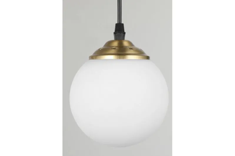 LAMPADA A SOSPENSIONE TRIPLA OTTONE FINO W3
