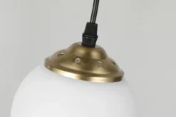 LAMPADA A SOSPENSIONE TRIPLA OTTONE FINO W3
