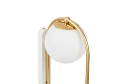 Lampada da parete a sfera doppia oro PANARI W2