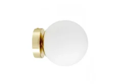 Lampada da parete a sfera oro FREDICA