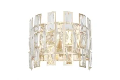 LAMPADA DA PARETE IN CRISTALLO ORO FIORINA W2